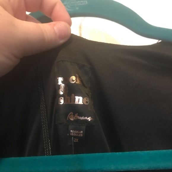 Black glittery jumpsuit - Picture 3 of 3